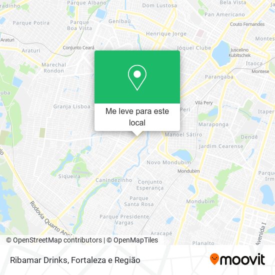 Ribamar Drinks mapa