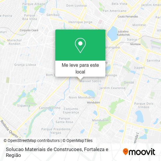Solucao Materiais de Construcoes mapa