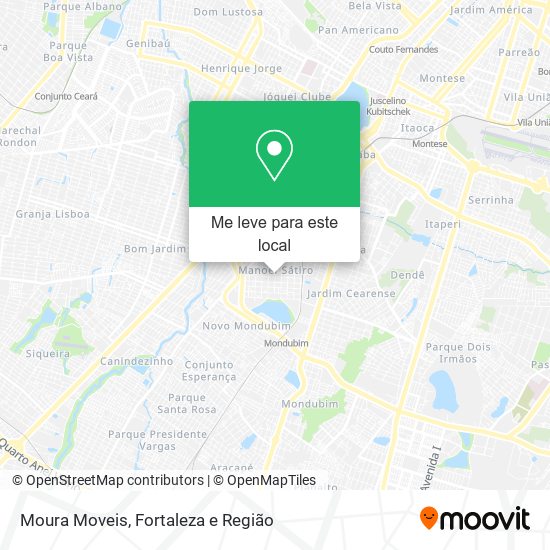 Moura Moveis mapa