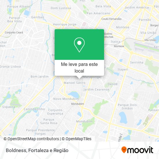 Boldness mapa