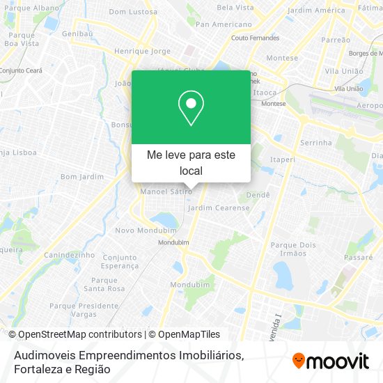 Audimoveis Empreendimentos Imobiliários mapa