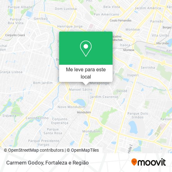 Carmem Godoy mapa