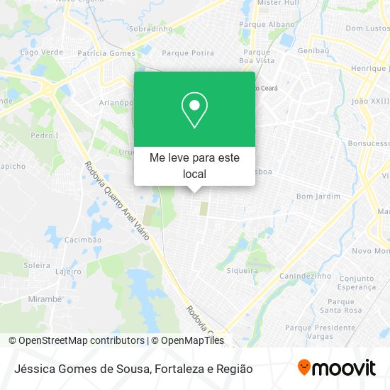 Jéssica Gomes de Sousa mapa