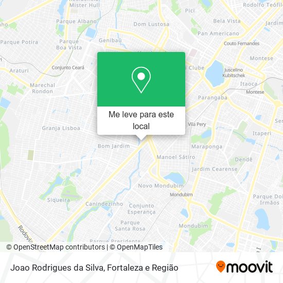 Joao Rodrigues da Silva mapa