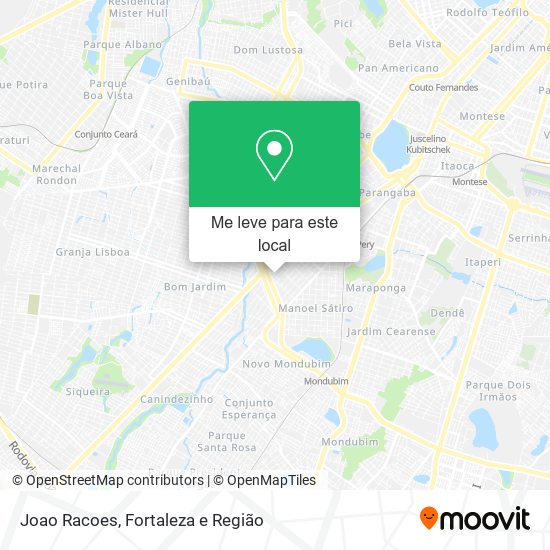 Joao Racoes mapa