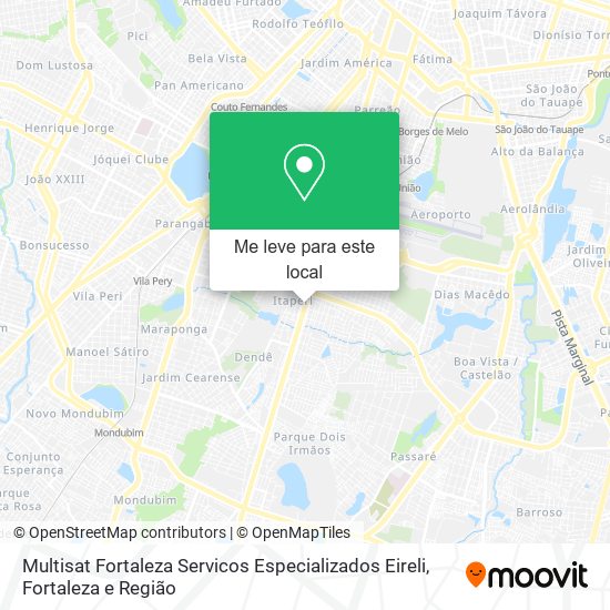 Multisat Fortaleza Servicos Especializados Eireli mapa