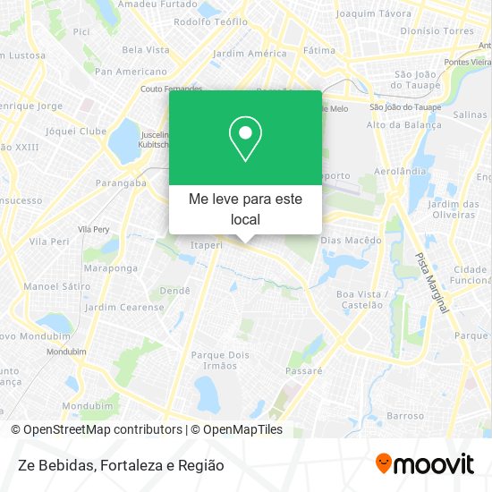 Ze Bebidas mapa