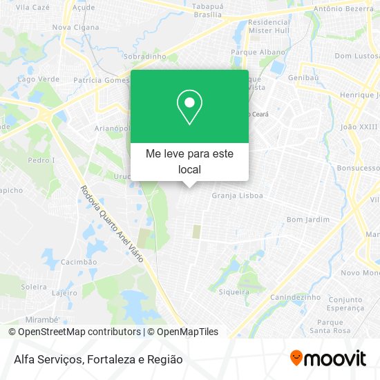 Alfa Serviços mapa