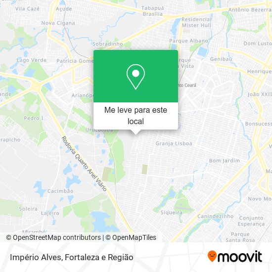 Império Alves mapa