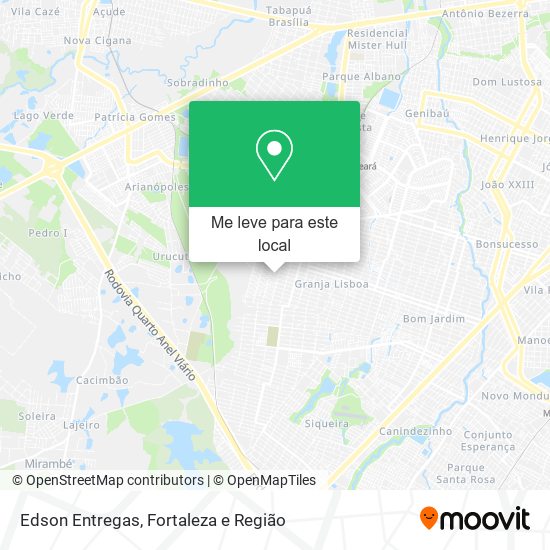 Edson Entregas mapa