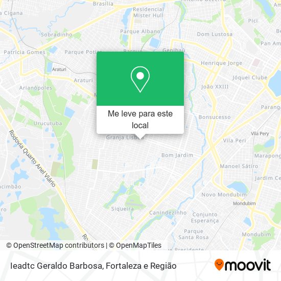 Ieadtc Geraldo Barbosa mapa