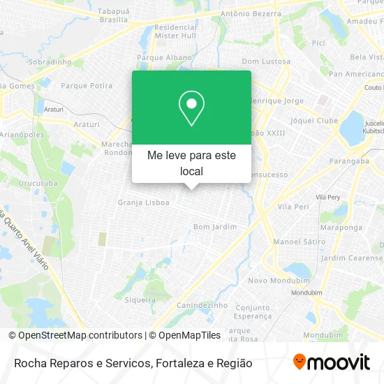 Rocha Reparos e Servicos mapa