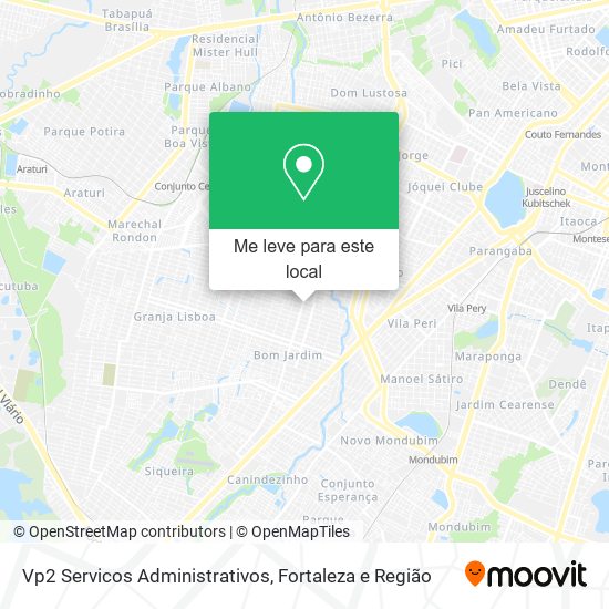 Vp2 Servicos Administrativos mapa