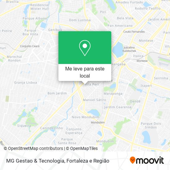 MG Gestao & Tecnologia mapa