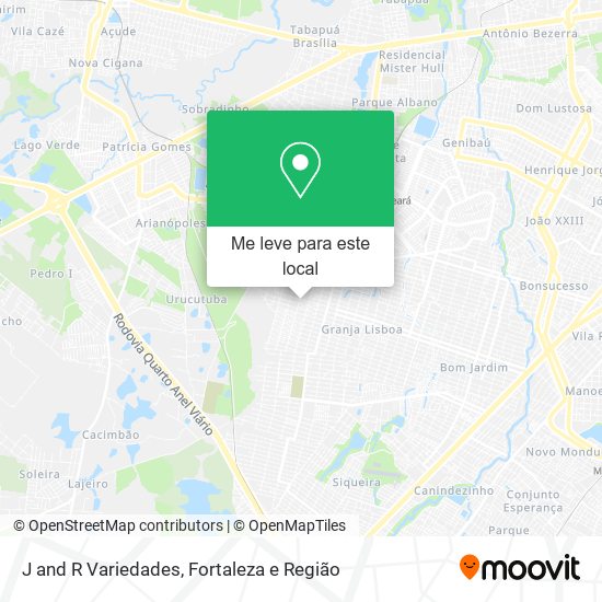 J and R Variedades mapa
