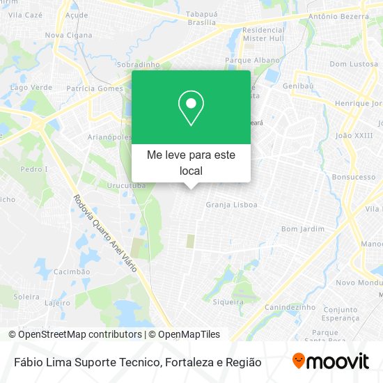 Fábio Lima Suporte Tecnico mapa