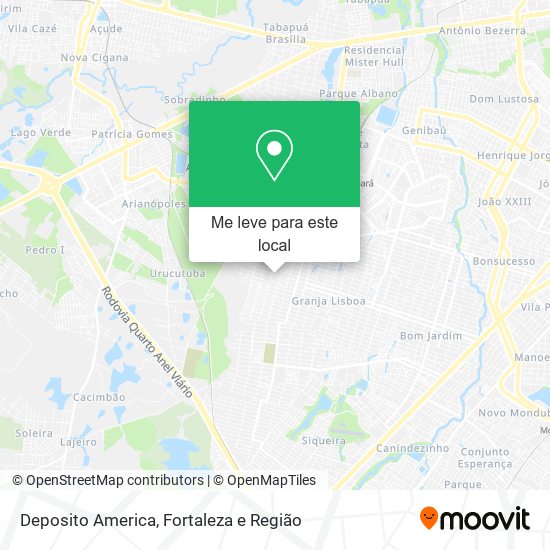 Deposito America mapa