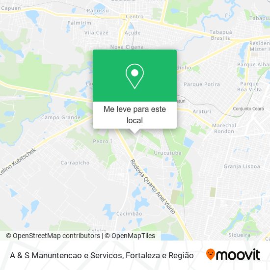 A & S Manuntencao e Servicos mapa