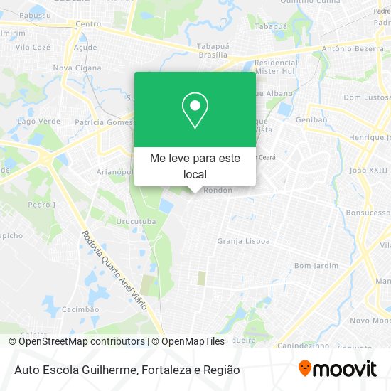 Auto Escola Guilherme mapa