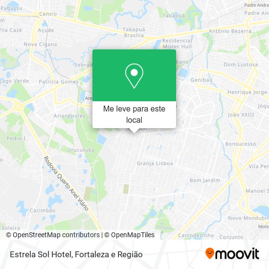 Estrela Sol Hotel mapa