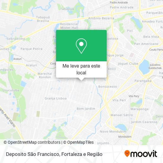Deposito São Francisco mapa