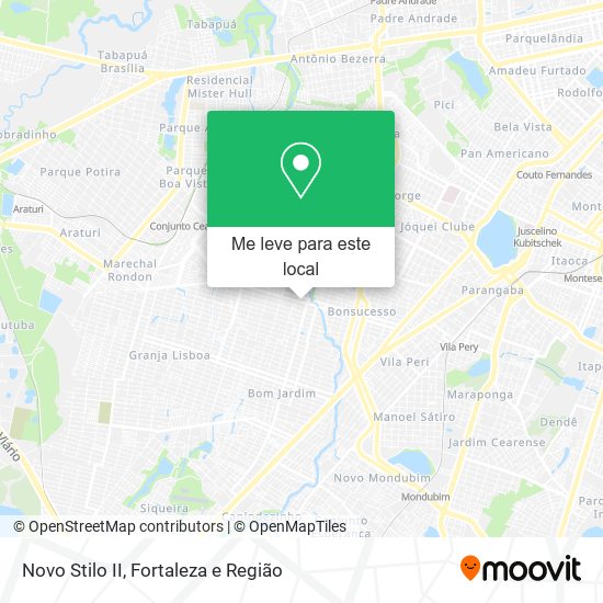 Novo Stilo II mapa