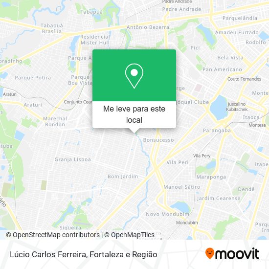 Lúcio Carlos Ferreira mapa