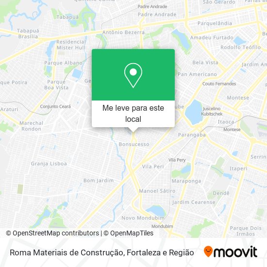 Roma Materiais de Construção mapa