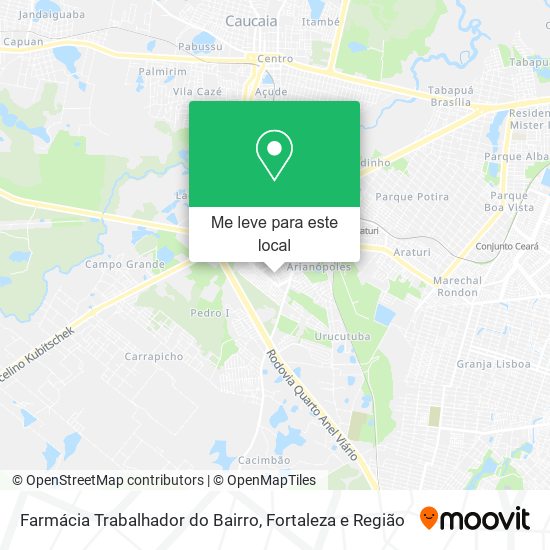 Farmácia Trabalhador do Bairro mapa