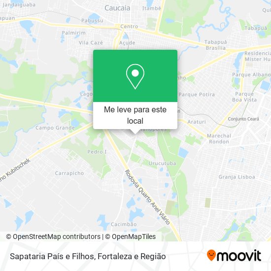 Sapataria País e Filhos mapa