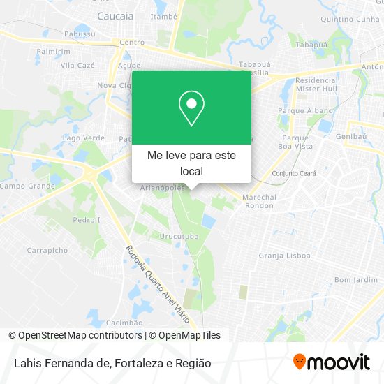 Lahis Fernanda de mapa