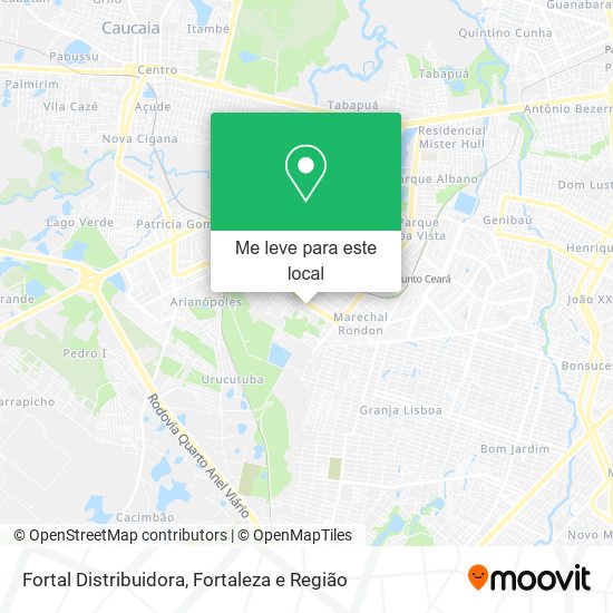 Fortal Distribuidora mapa