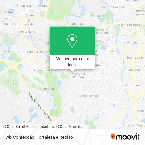 Wb Confecção mapa