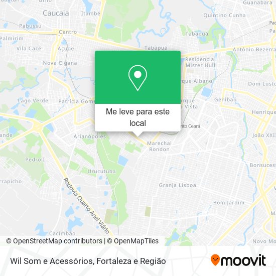 Wil Som e Acessórios mapa
