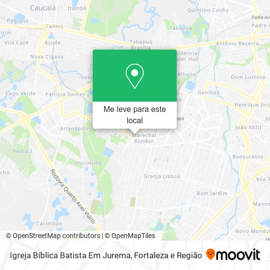 Igreja Bíblica Batista Em Jurema mapa