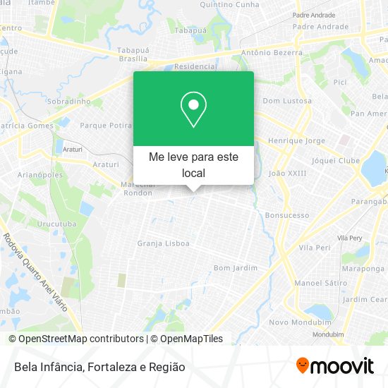 Bela Infância mapa