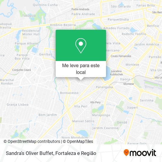 Sandra's Oliver Buffet mapa
