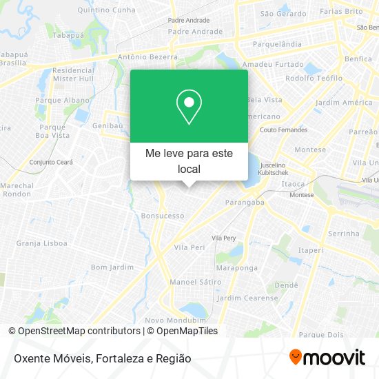 Oxente Móveis mapa