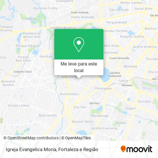 Igreja Evangelica Moria mapa
