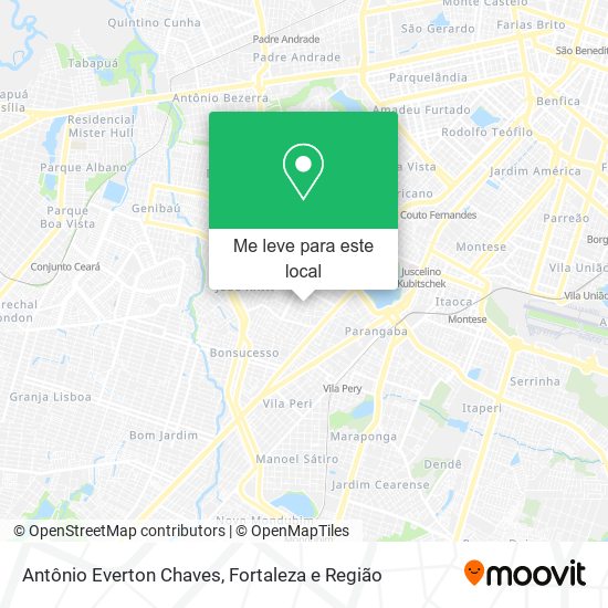 Antônio Everton Chaves mapa