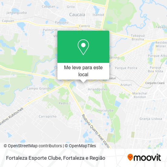 Fortaleza Esporte Clube mapa