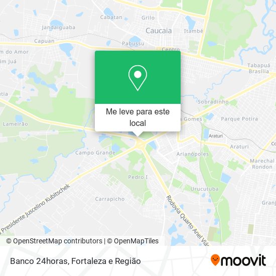 Banco 24horas mapa