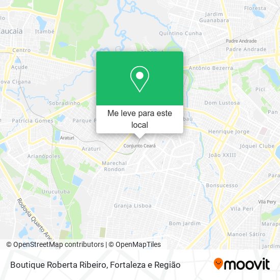 Boutique Roberta Ribeiro mapa