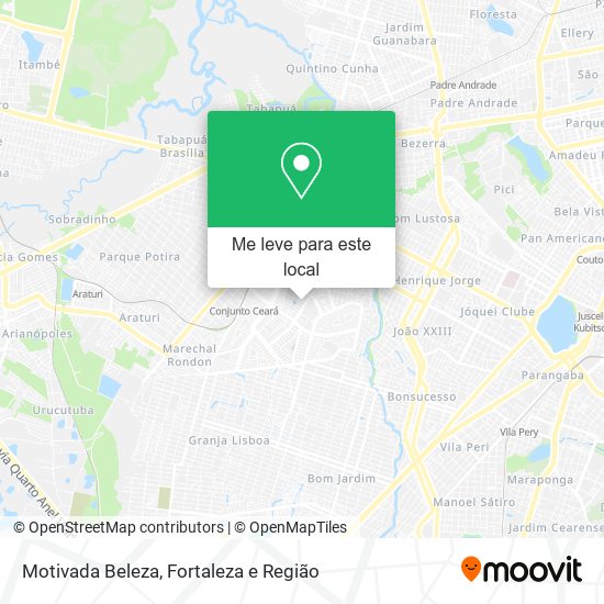 Motivada Beleza mapa