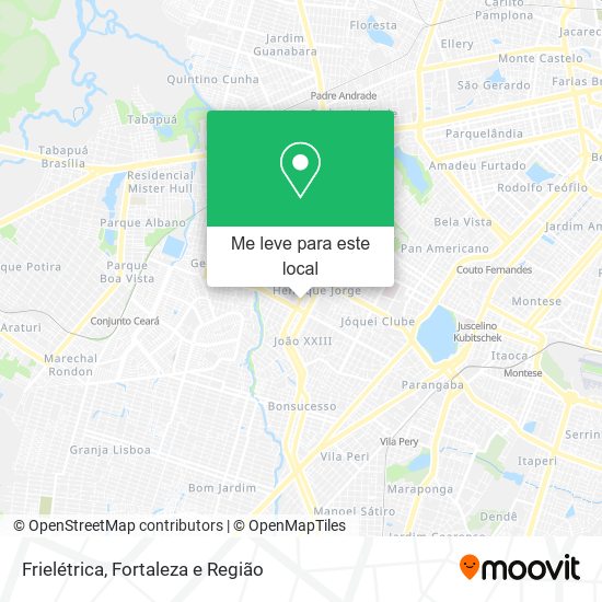 Frielétrica mapa