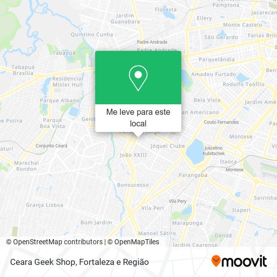 Ceara Geek Shop mapa