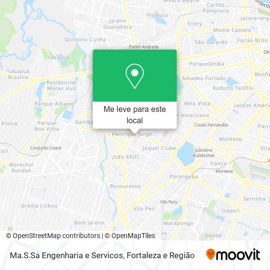 Ma.S.Sa Engenharia e Servicos mapa