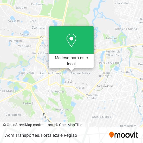 Acm Transportes mapa