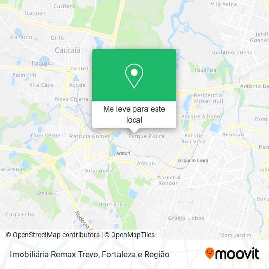 Imobiliária Remax Trevo mapa