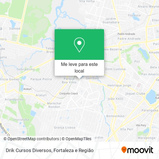 Drik Cursos Diversos mapa